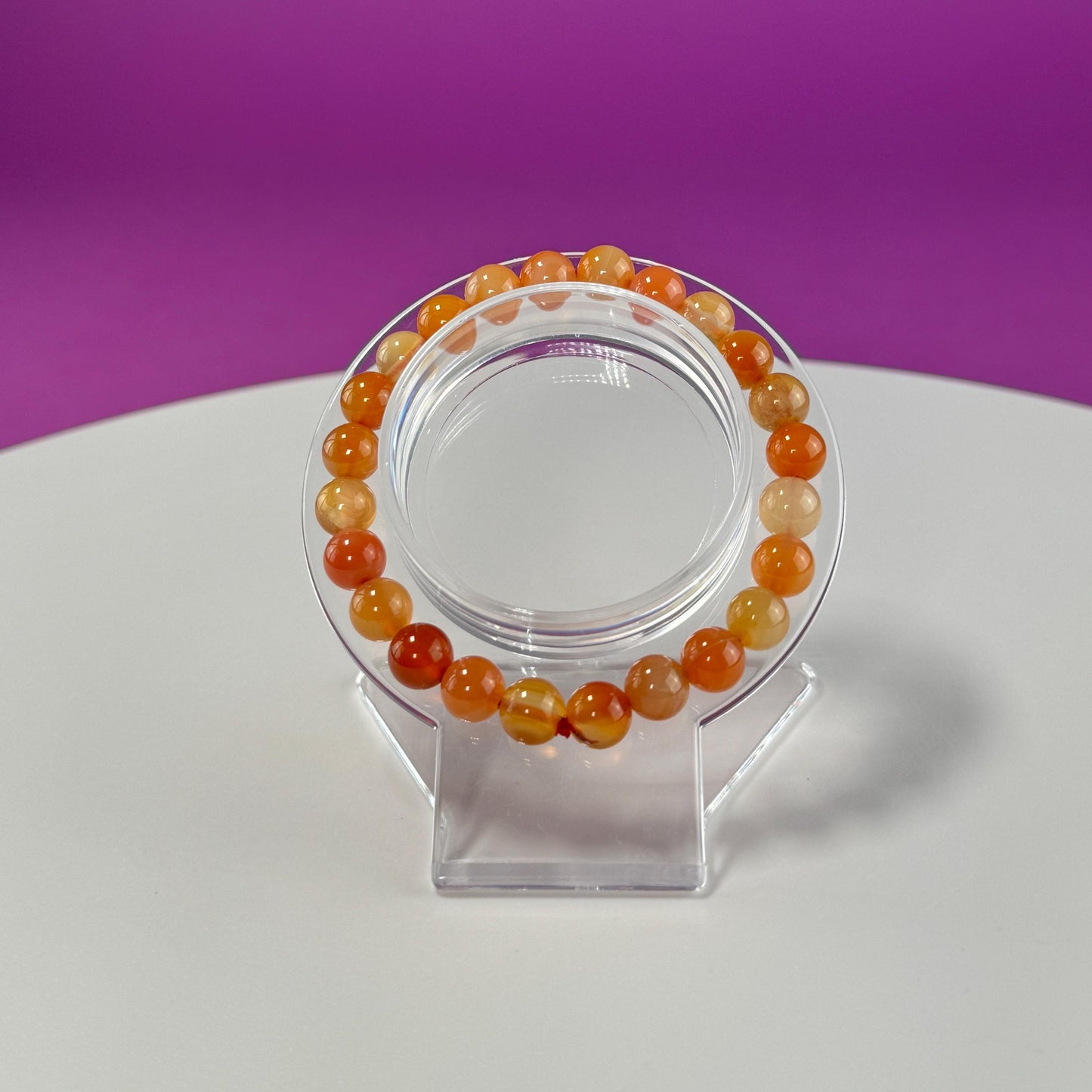 Carnelian Bracelet - 8 Millimeter Beads