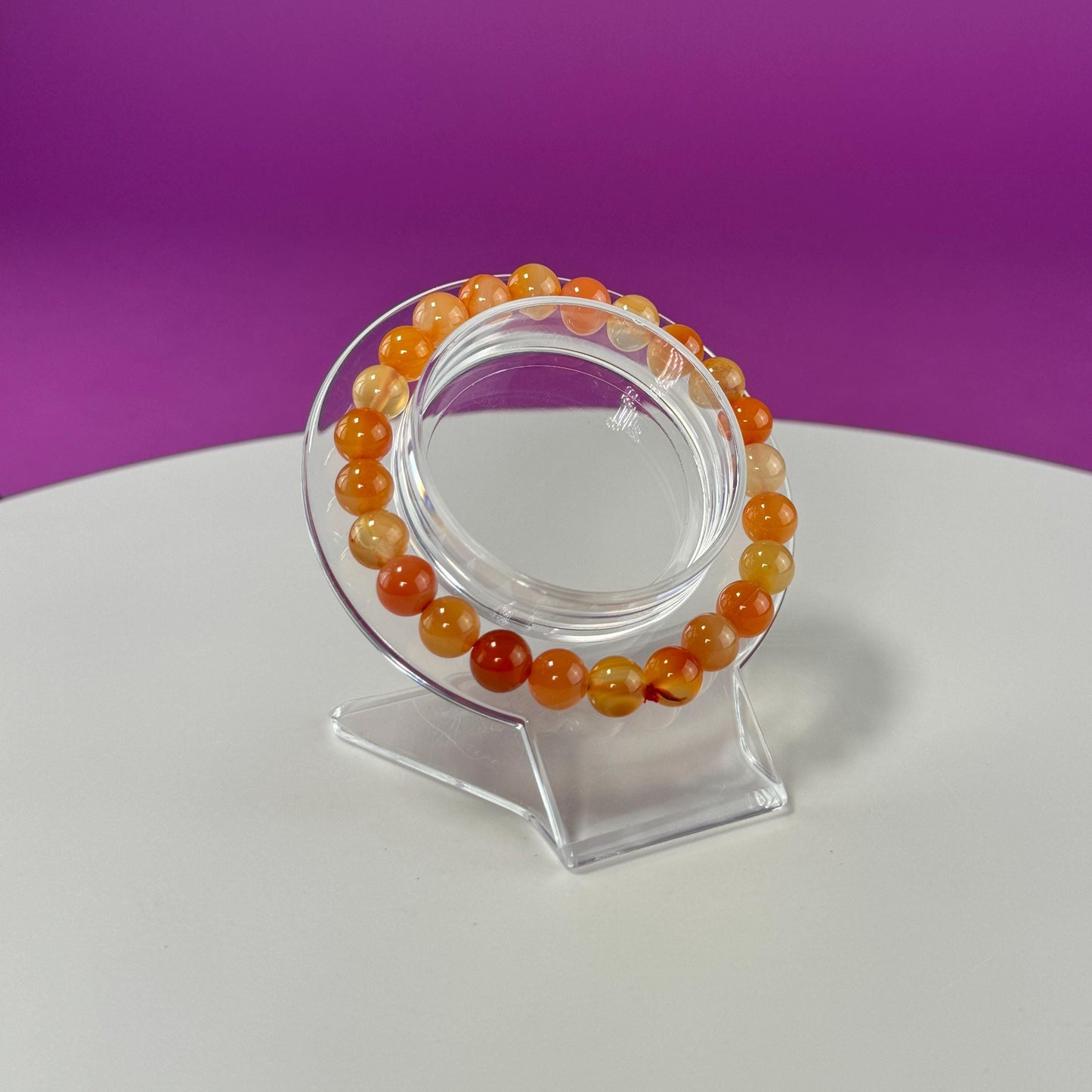 Carnelian Bracelet - 8 Millimeter Beads