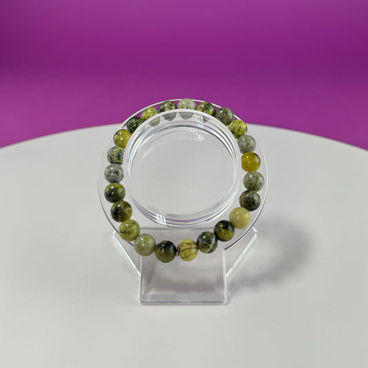 Serpentine Bracelet - 8 Millimeter Beads