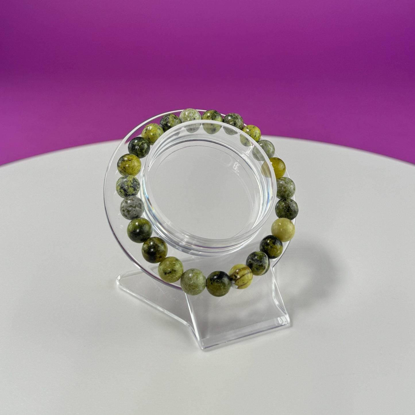 Serpentine Bracelet - 8 Millimeter Beads