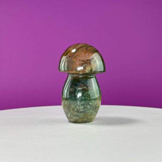 Jasper Mushroom Carving