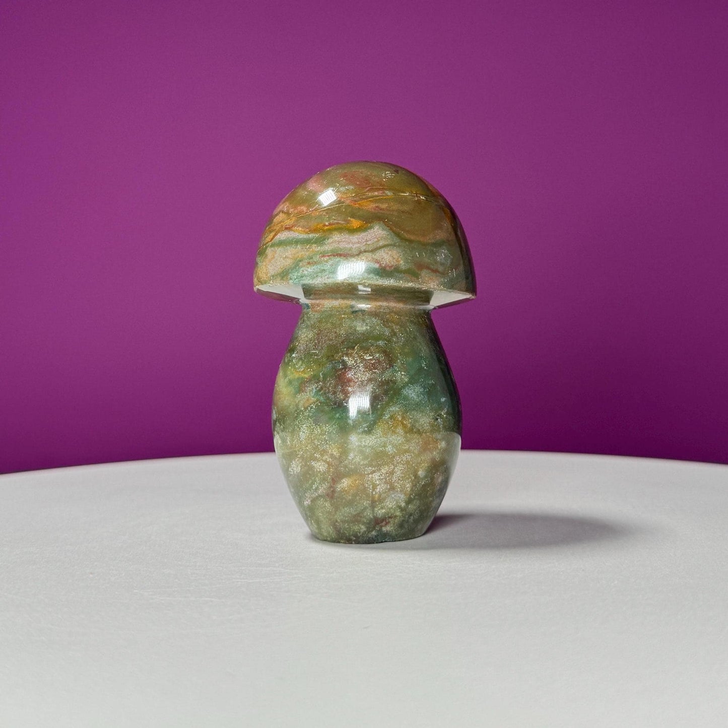 Jasper Mushroom Carving