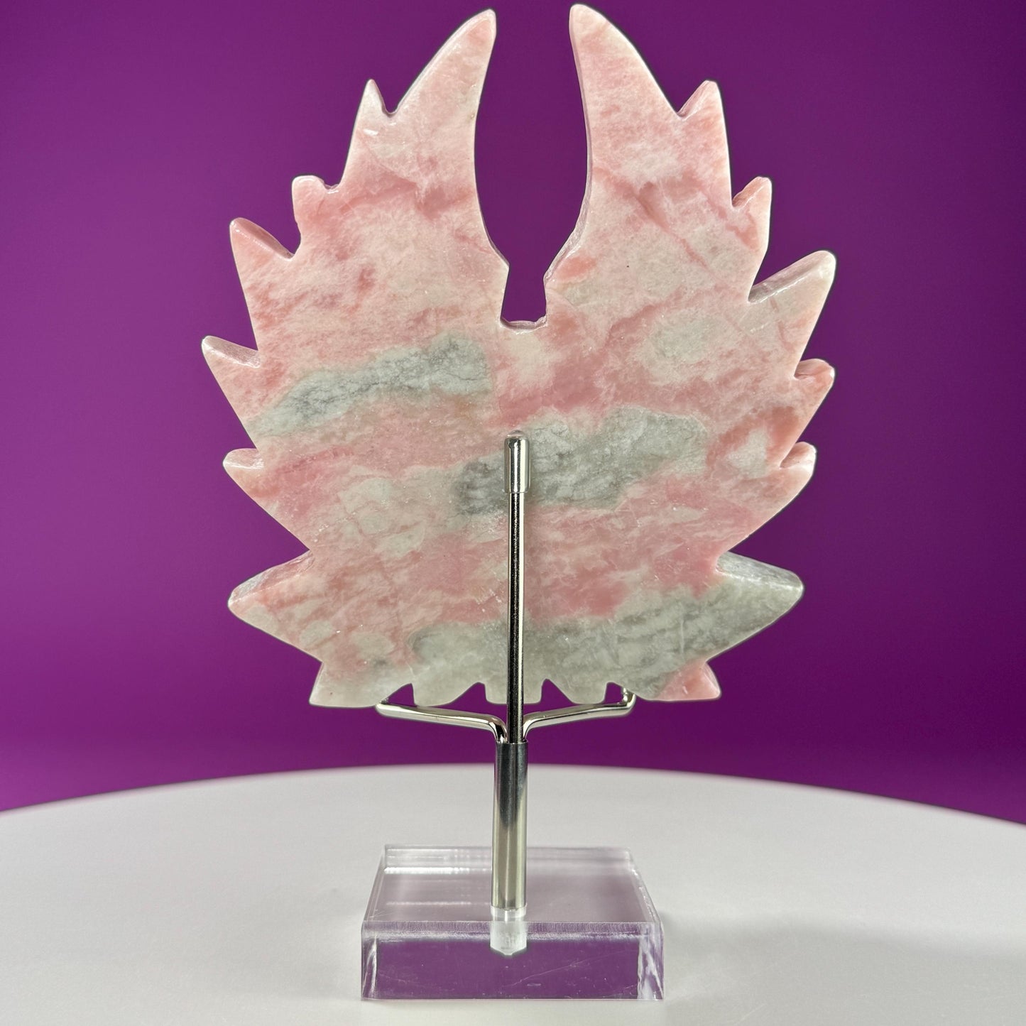 Pink Opal Angel (Option With or Without Stand)