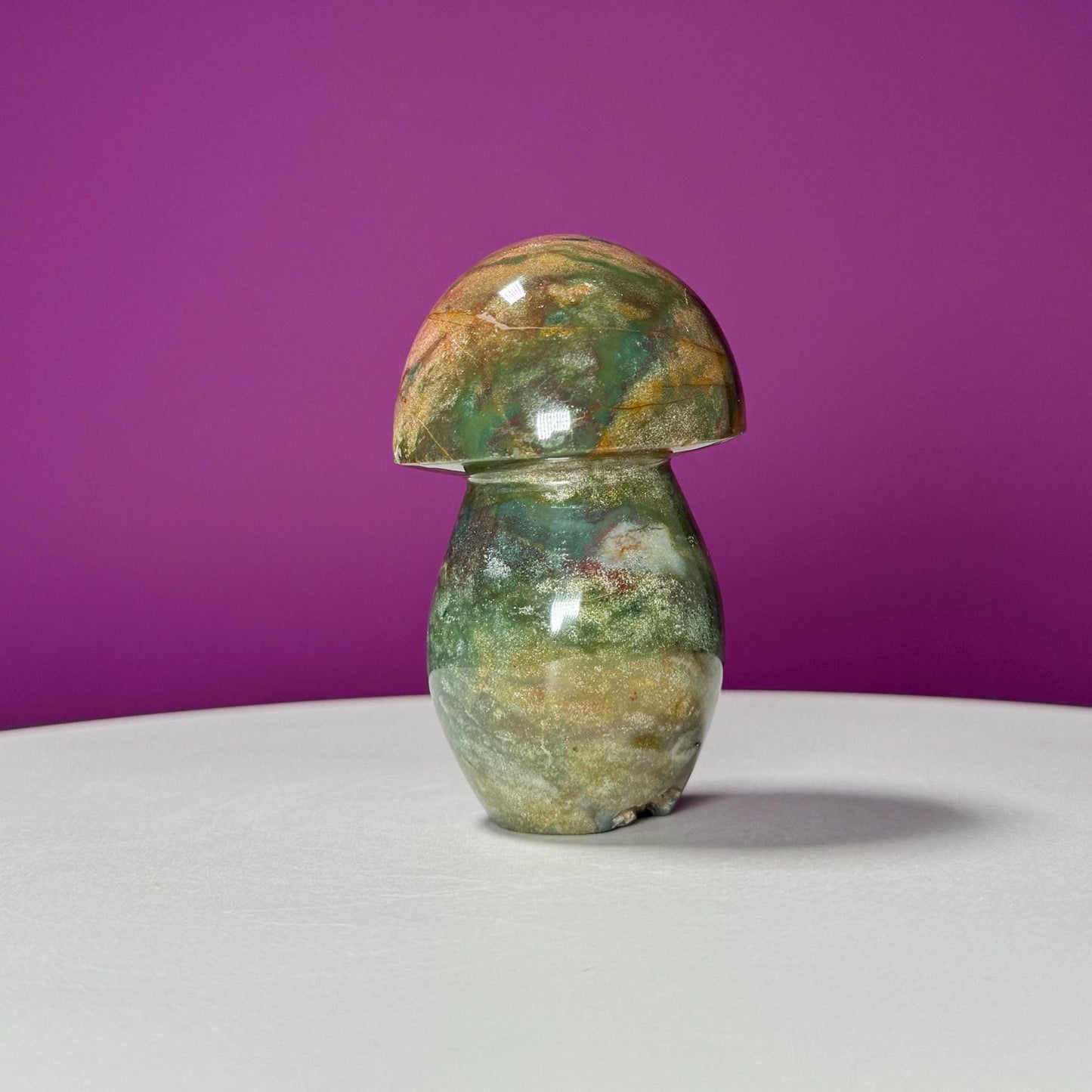 Jasper Mushroom Carving