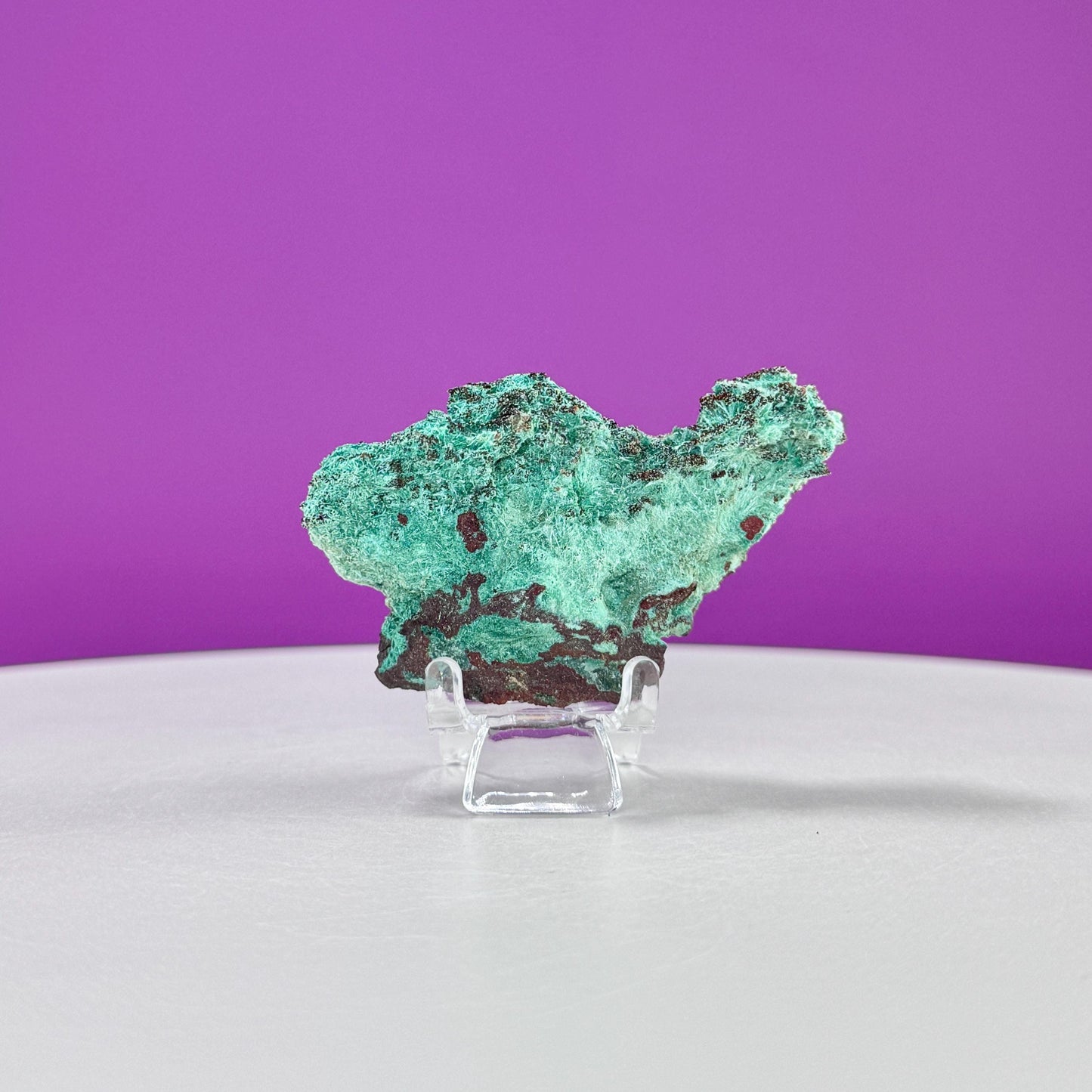 Brochantite Specimen (Mexico) (Includes Acrylic Stand)