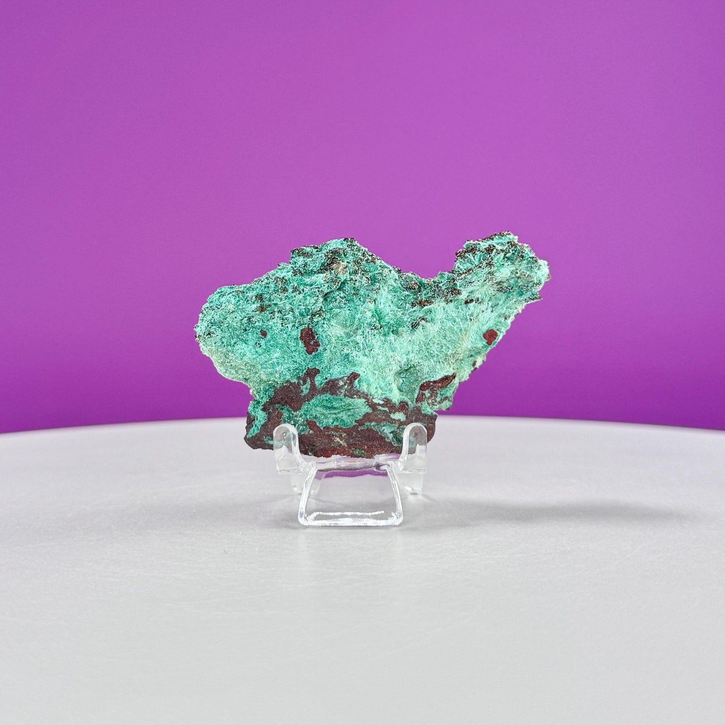 Brochantite Specimen (Mexico) (Includes Acrylic Stand)