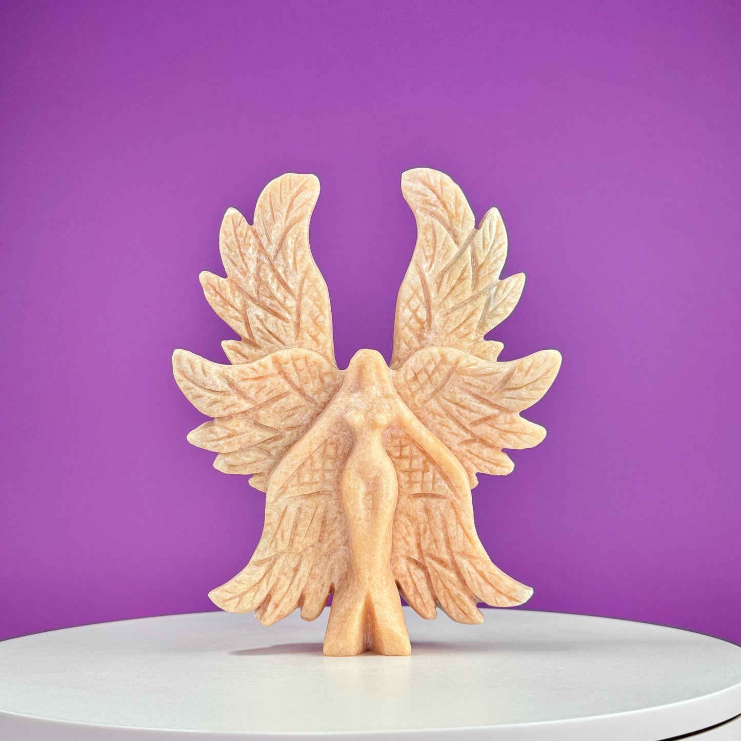 Sunstone Angel Carving