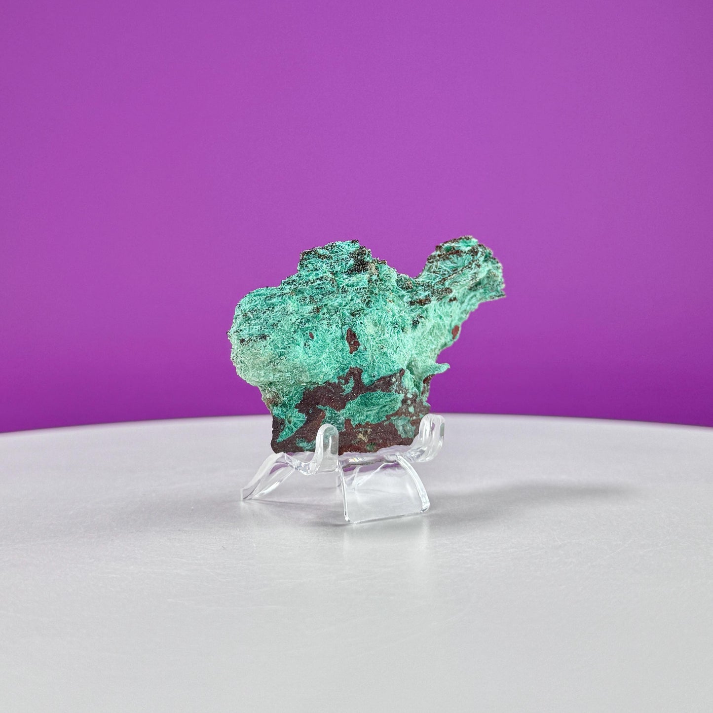 Brochantite Specimen (Mexico) (Includes Acrylic Stand)