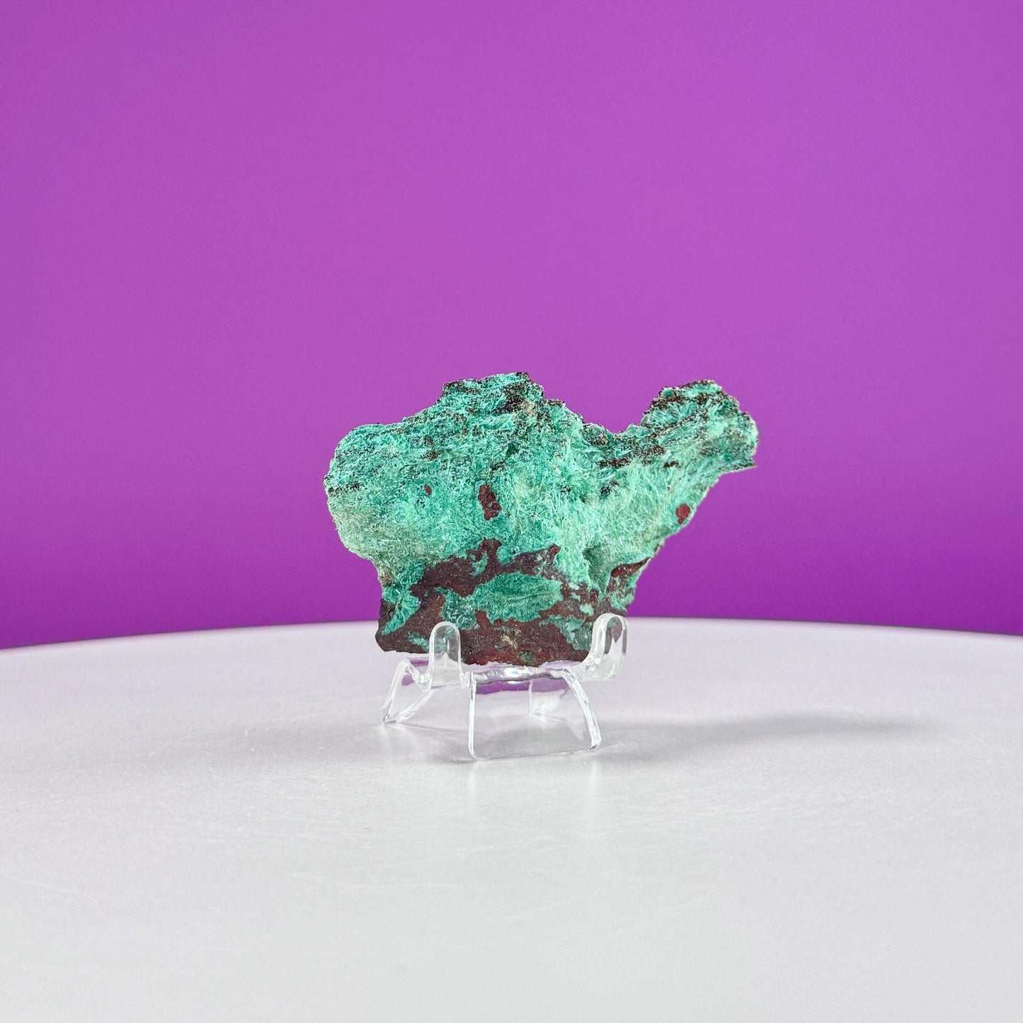 Brochantite Specimen (Mexico) (Includes Acrylic Stand)