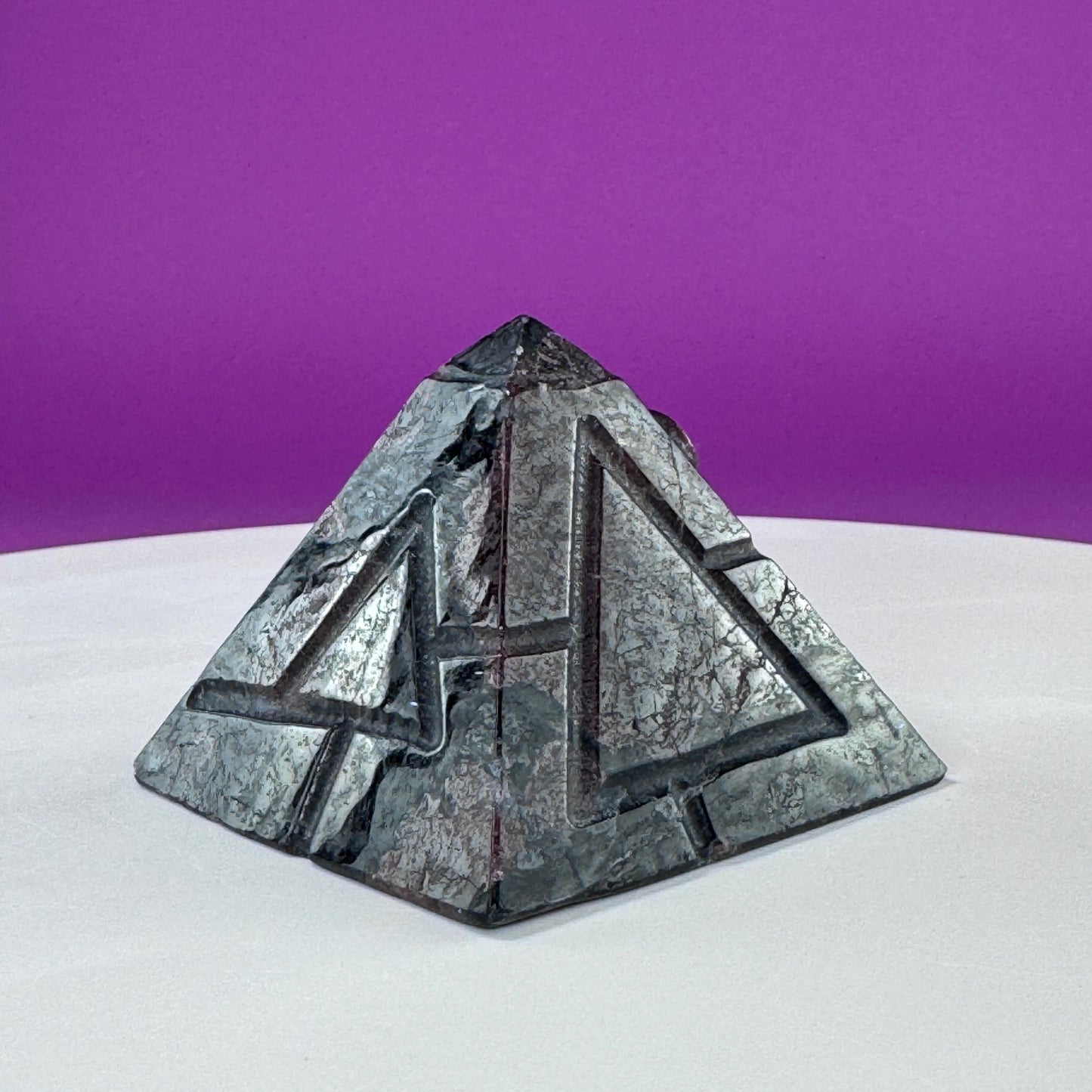 Garnet Eye of Horus Pyramid