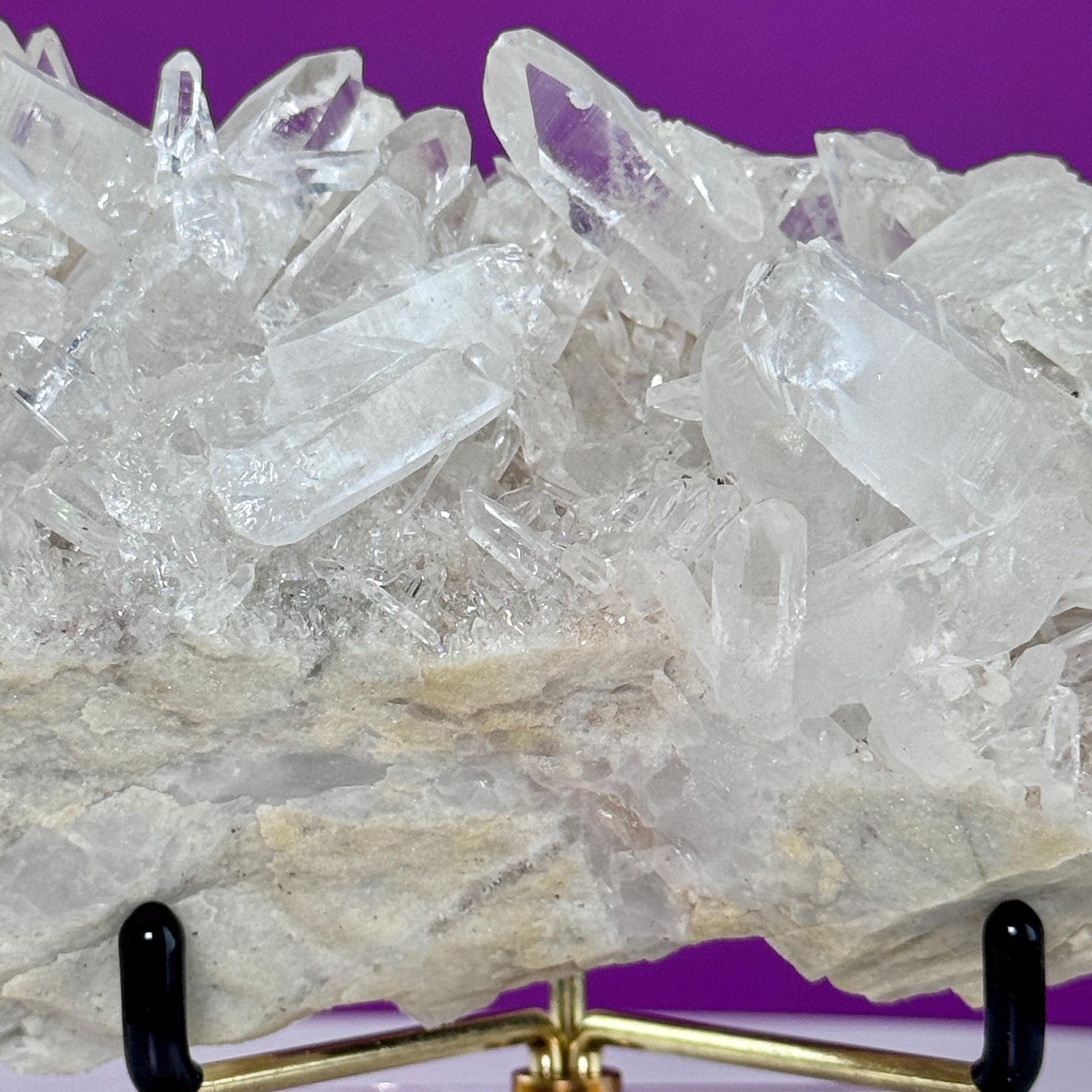 Tibet Quartz Cluster (Includes Gold Metal/Acrylic Stand)