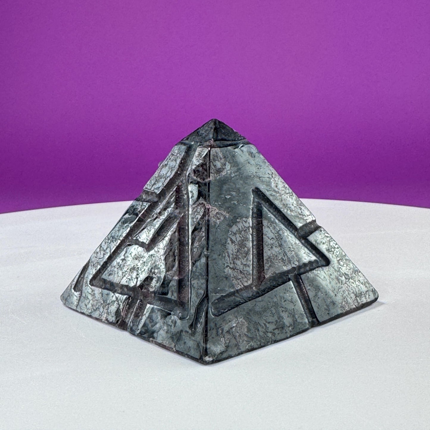 Garnet Eye of Horus Pyramid