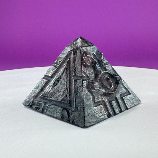 Garnet Eye of Horus Pyramid