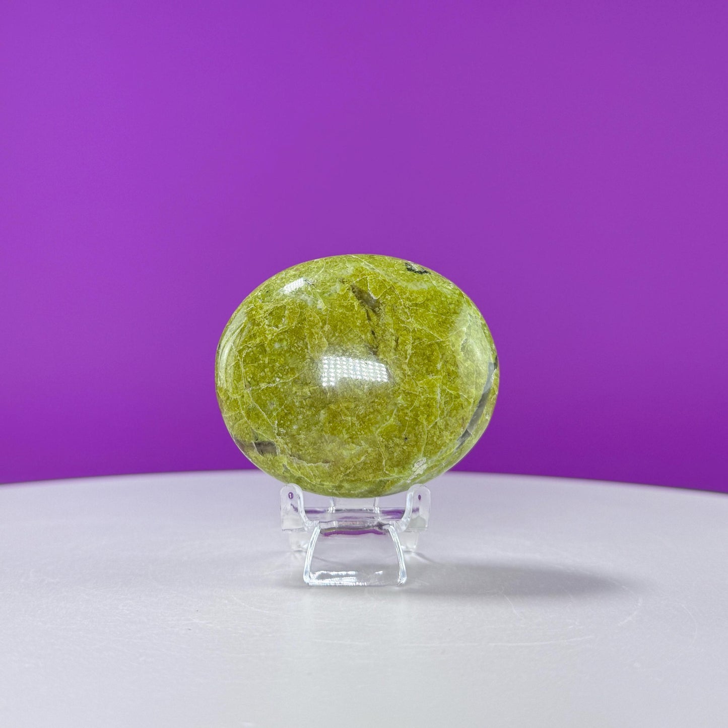 Green Opal Palm Stone