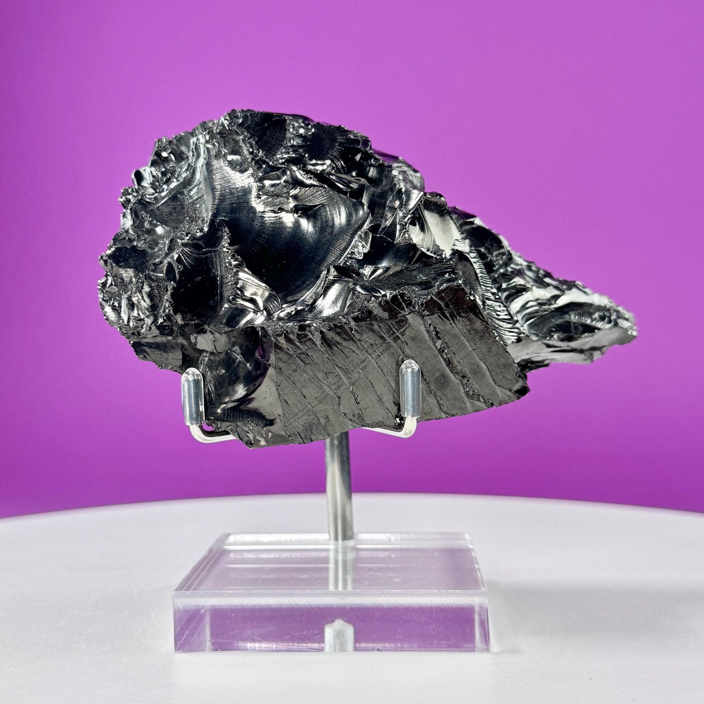 Elite Shungite Mineral (Columbia) (Includes Metal/Acrylic Stand)