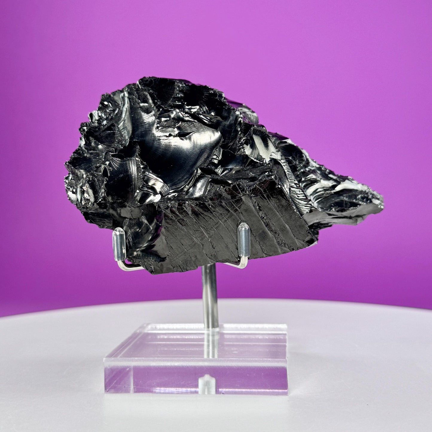 Elite Shungite Mineral (Columbia) (Includes Metal/Acrylic Stand)