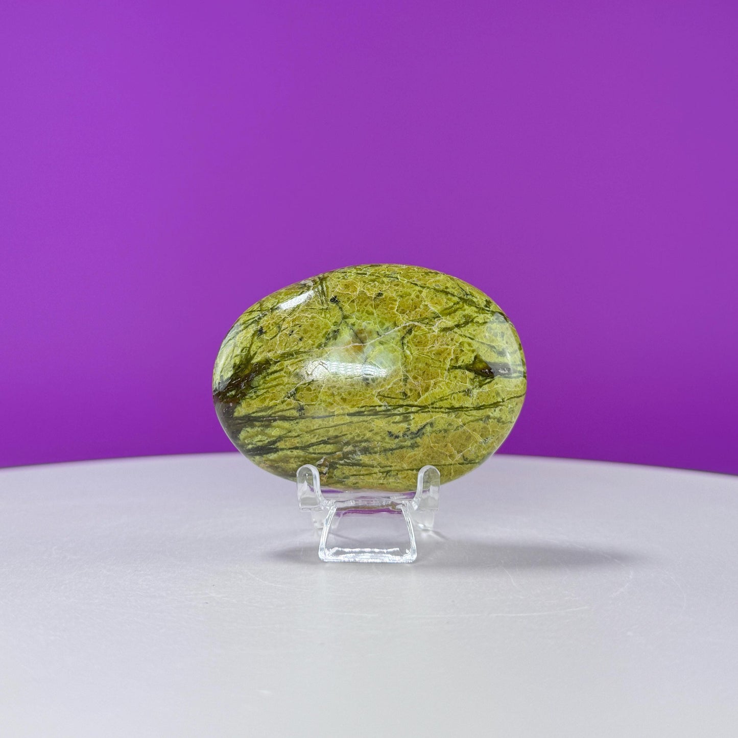 Green Opal Palm Stone