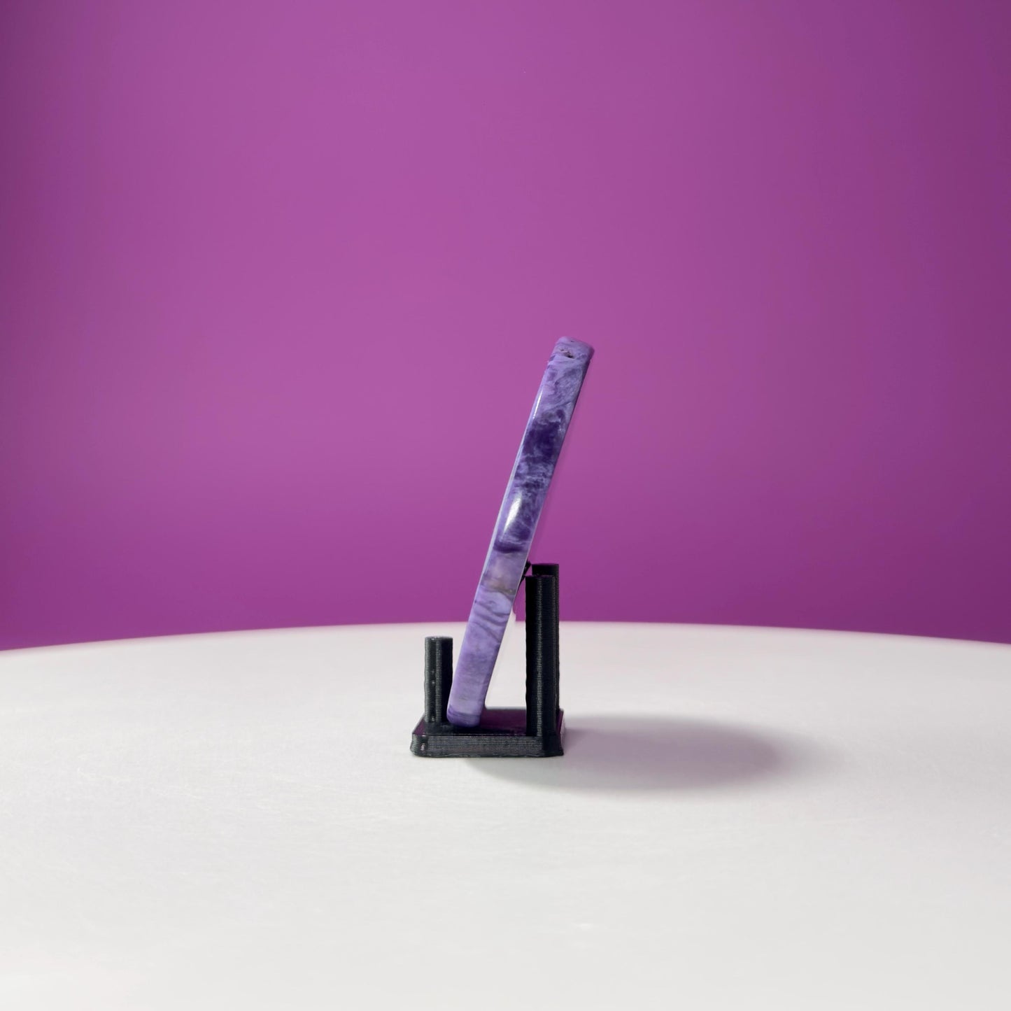 Charoite Energy Disc (Includes Black Stand)