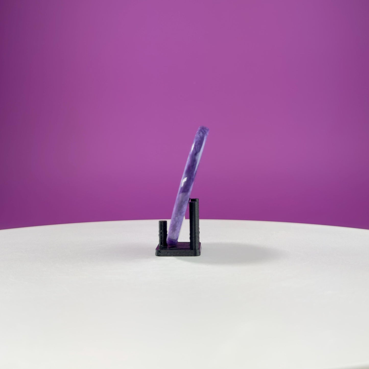 Charoite Energy Disc (Includes Black Stand)