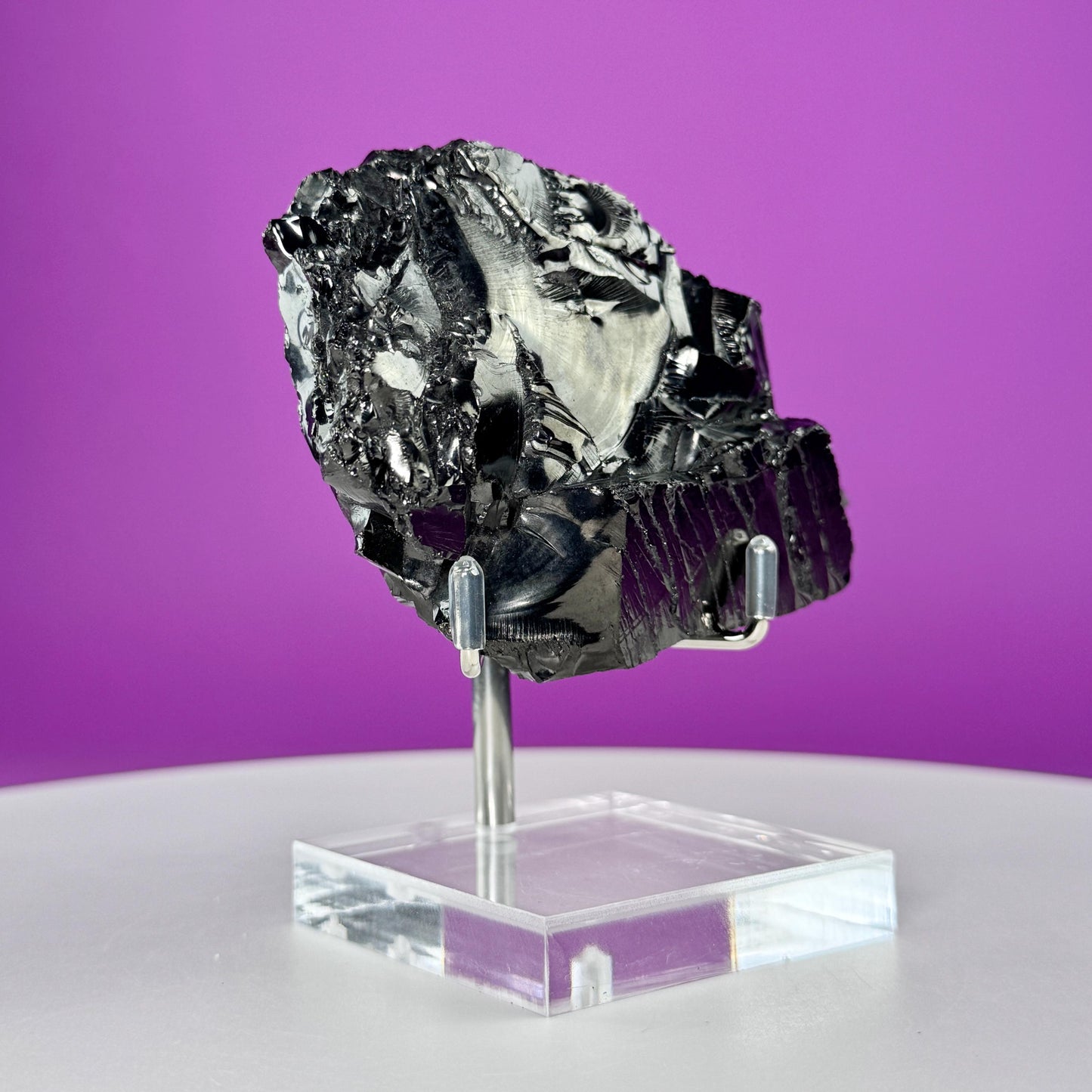 Elite Shungite Mineral (Columbia) (Includes Metal/Acrylic Stand)