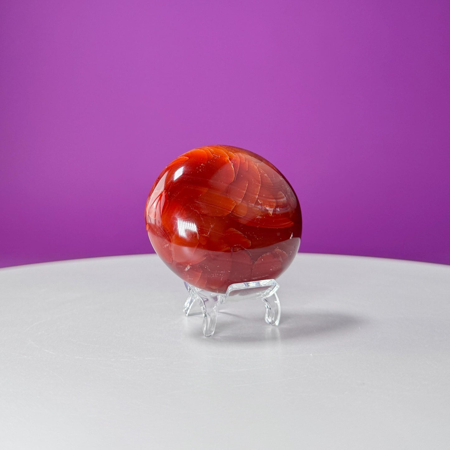 Carnelian Palm Stone