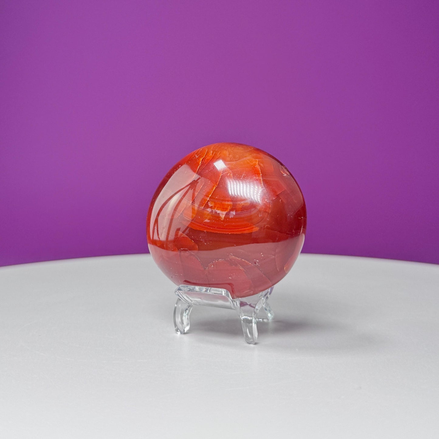 Carnelian Palm Stone