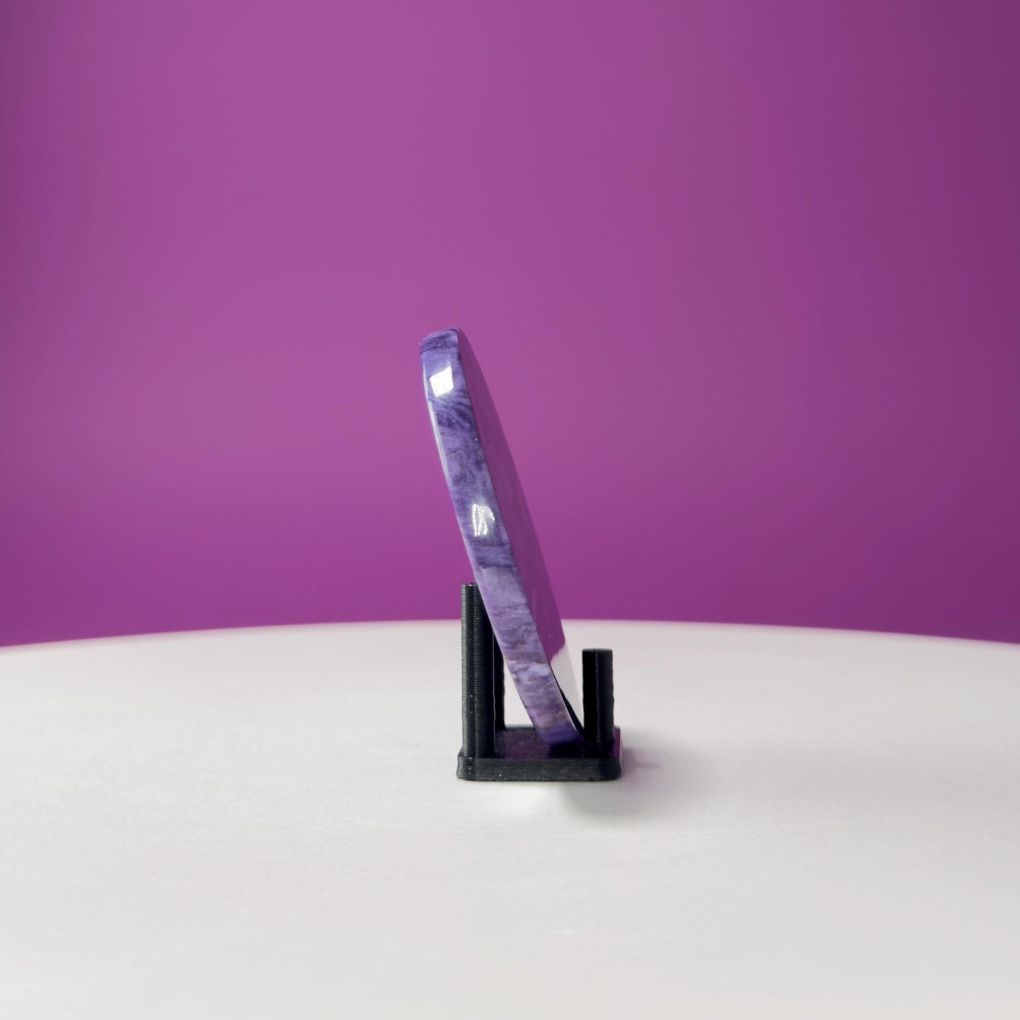 Charoite Energy Disc (Includes Black Stand)