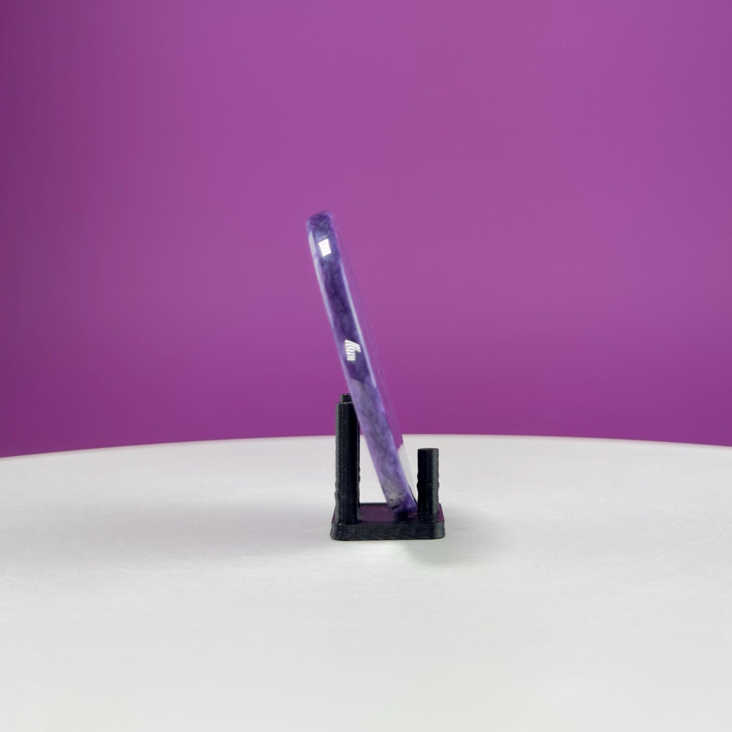 Charoite Energy Disc (Includes Black Stand)