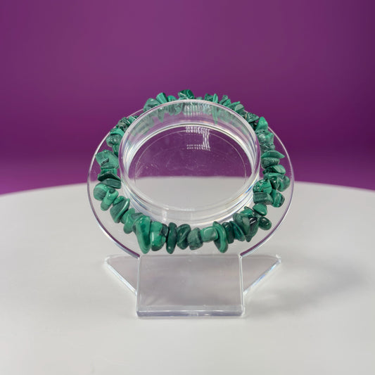 Malachite Chip Bracelet
