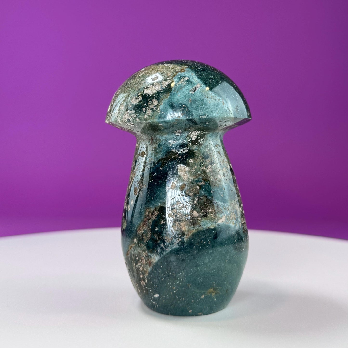 Jasper Mushroom Carving