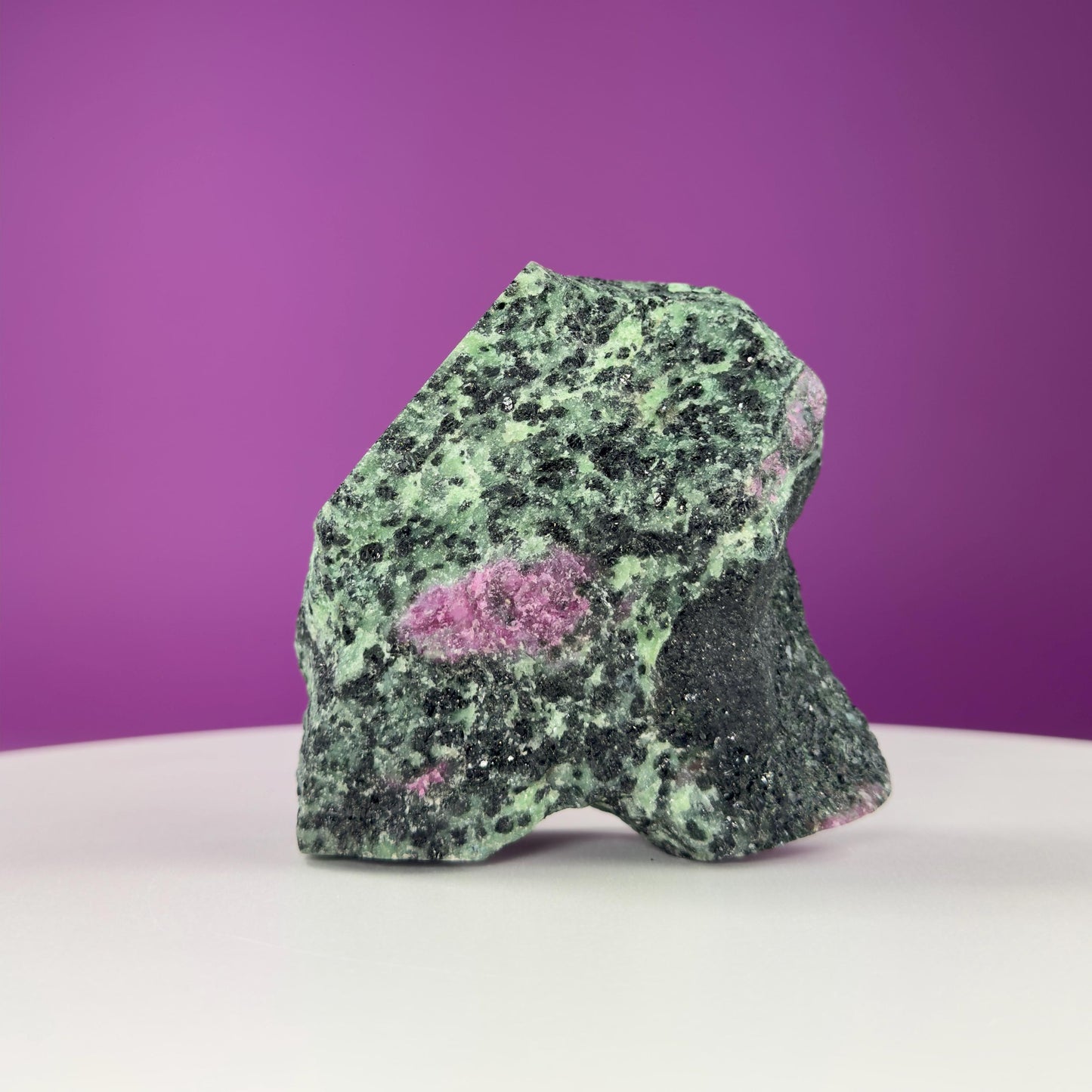 Ruby Zoisite Semi-Polished Specimen, UV Reactive