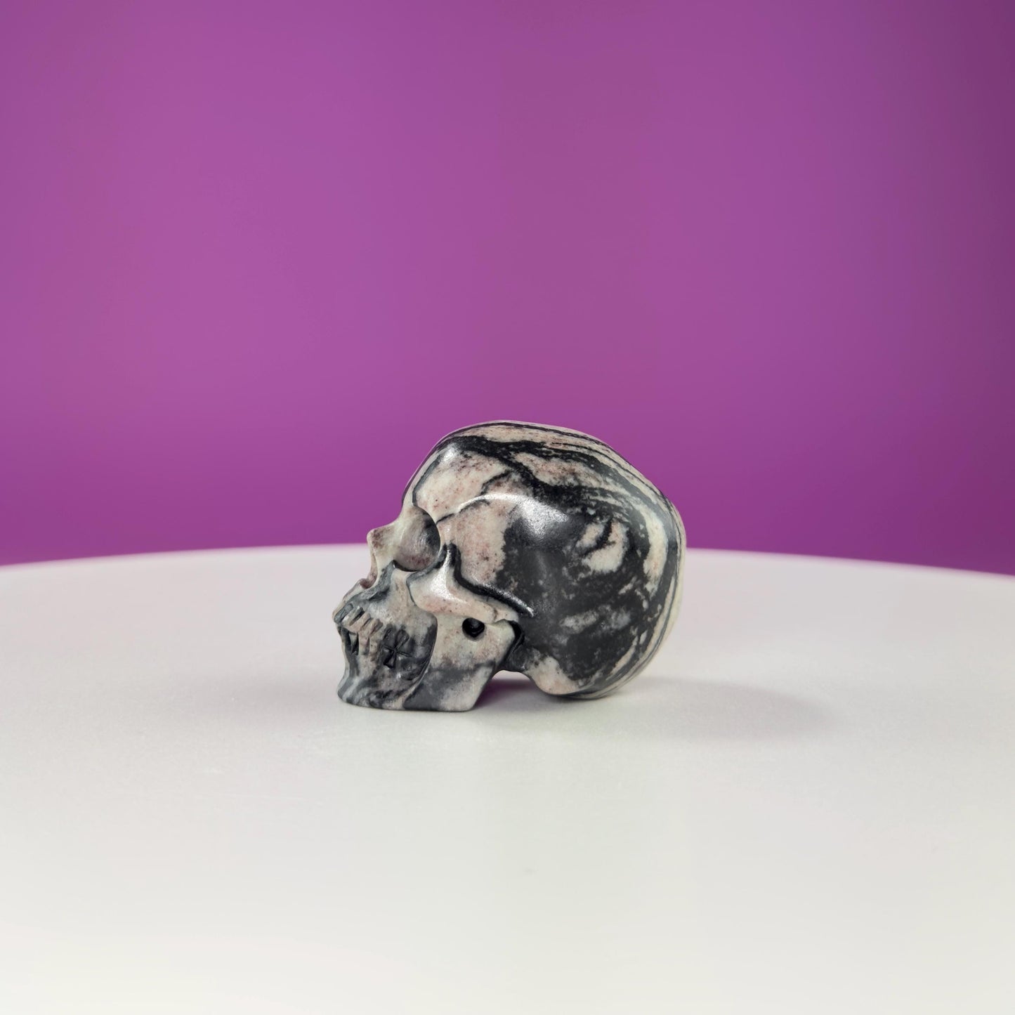Black Sardonyx Skull