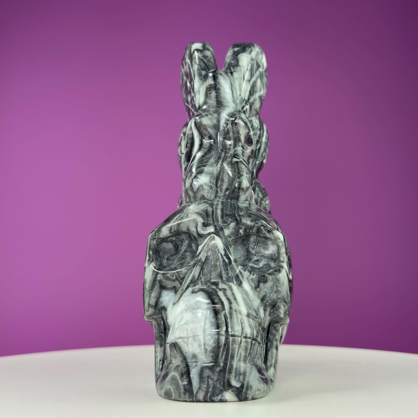Jasper Skull and Fairy, Large Skull