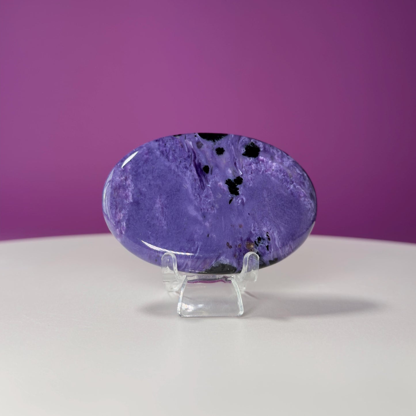Charoite Palm Stone (Russia)