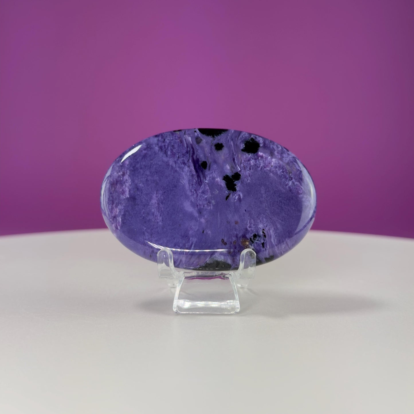 Charoite Palm Stone (Russia)
