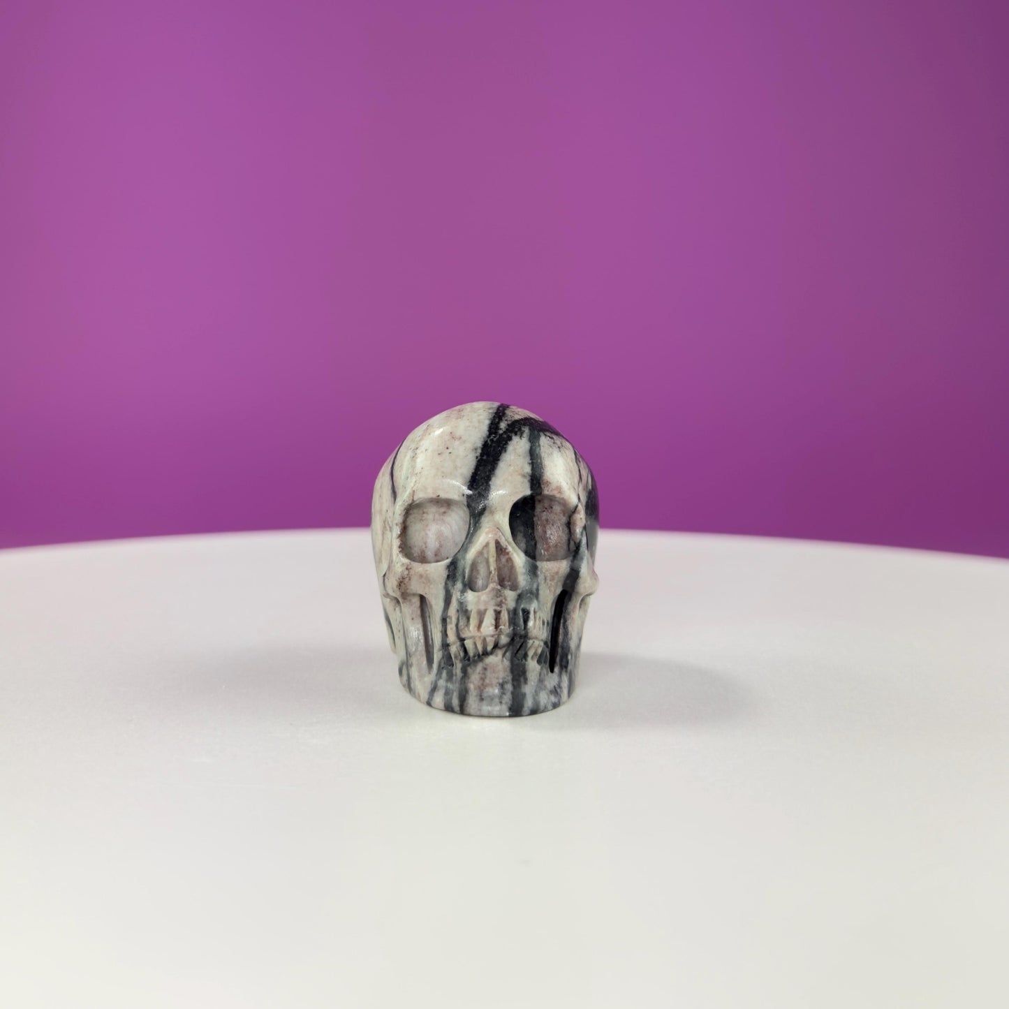 Black Sardonyx Skull
