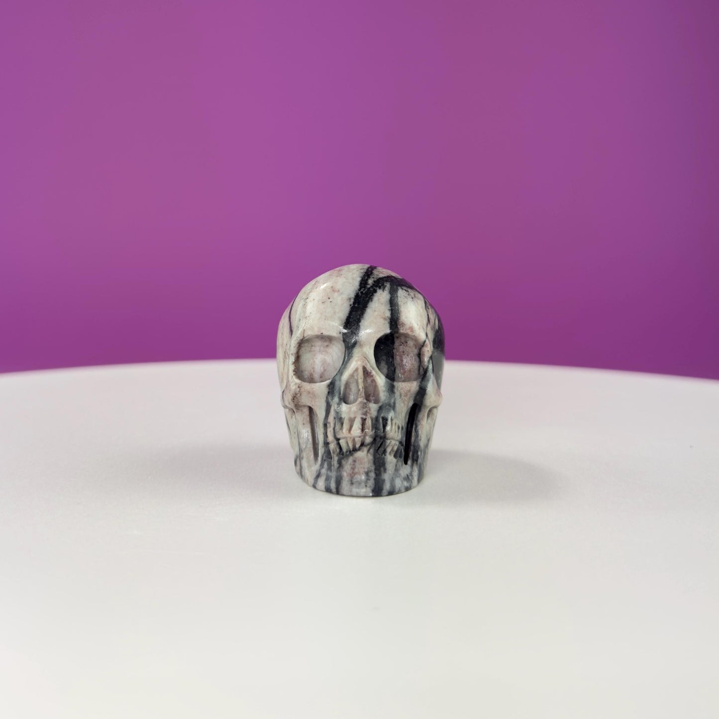 Black Sardonyx Skull