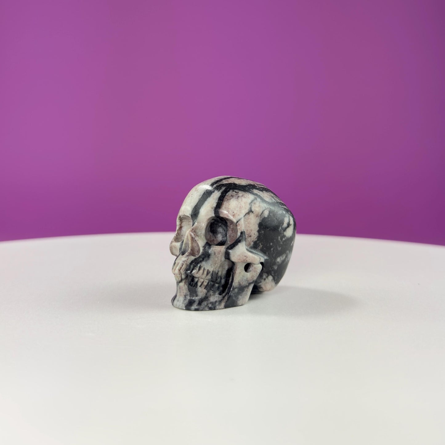 Black Sardonyx Skull