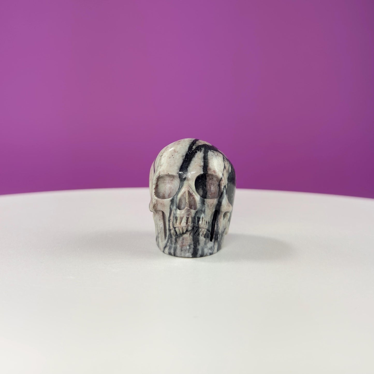 Black Sardonyx Skull