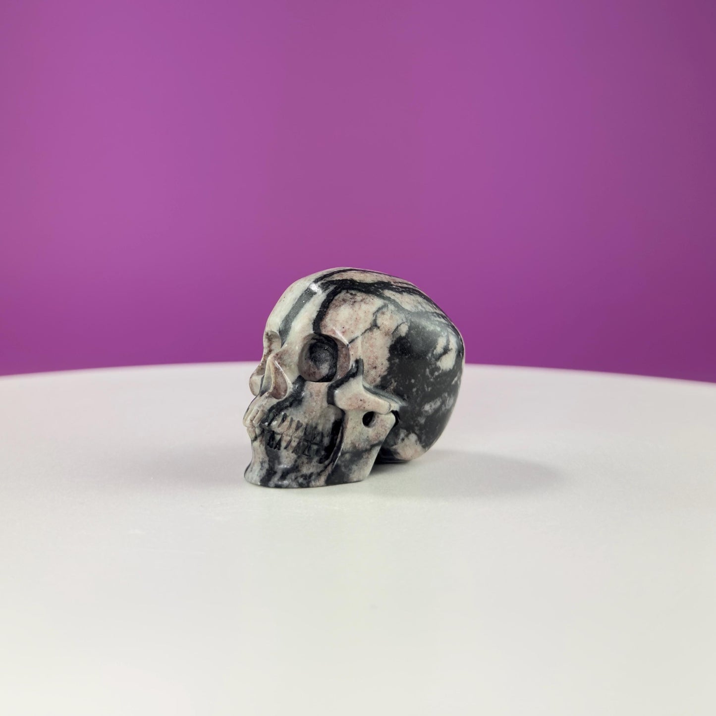 Black Sardonyx Skull