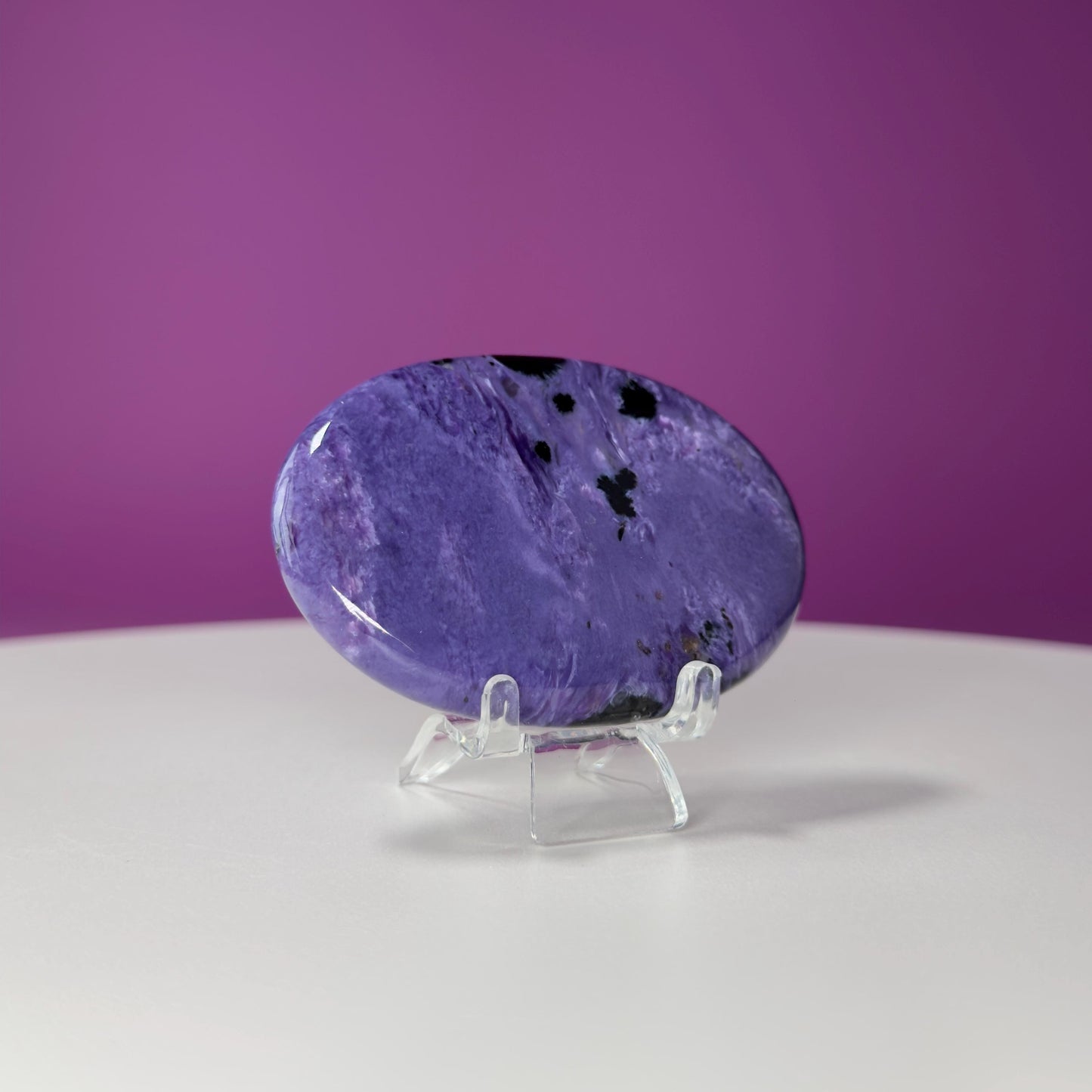 Charoite Palm Stone (Russia)