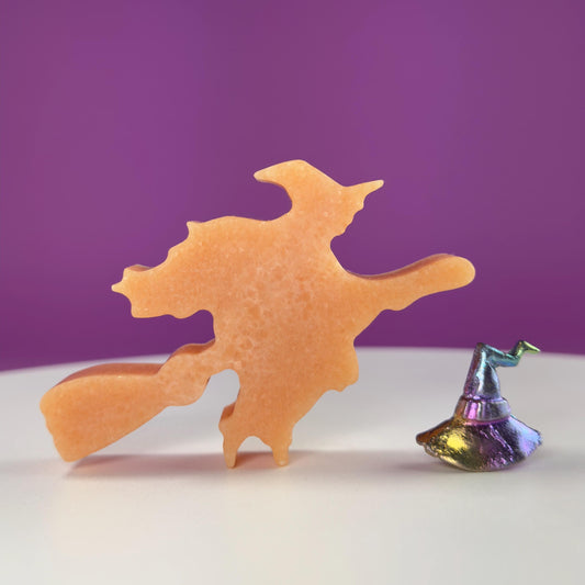 Orange Jade Witch and Aura Bismuth Witch Hat Bundle