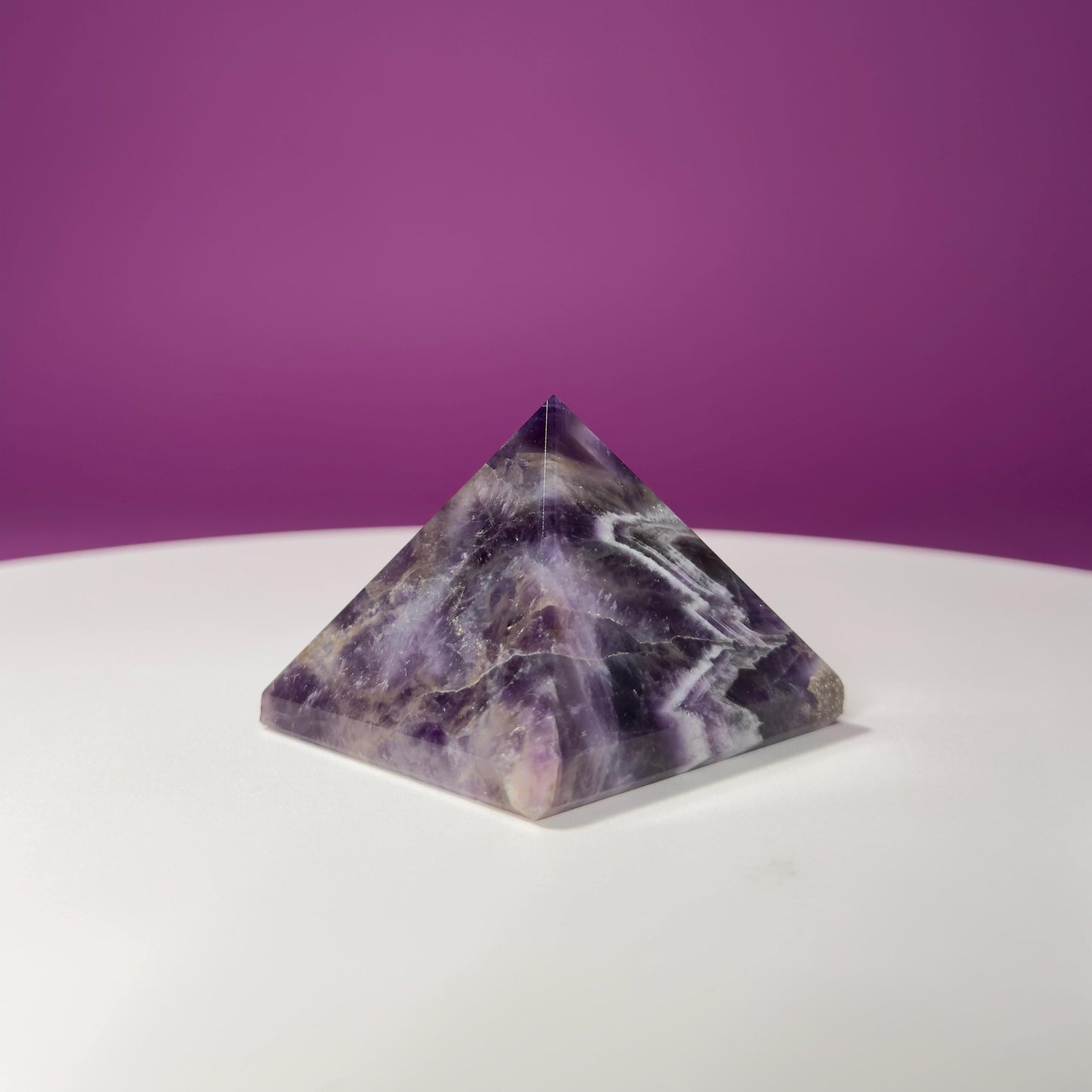 Dream Amethyst Pyramid Carving
