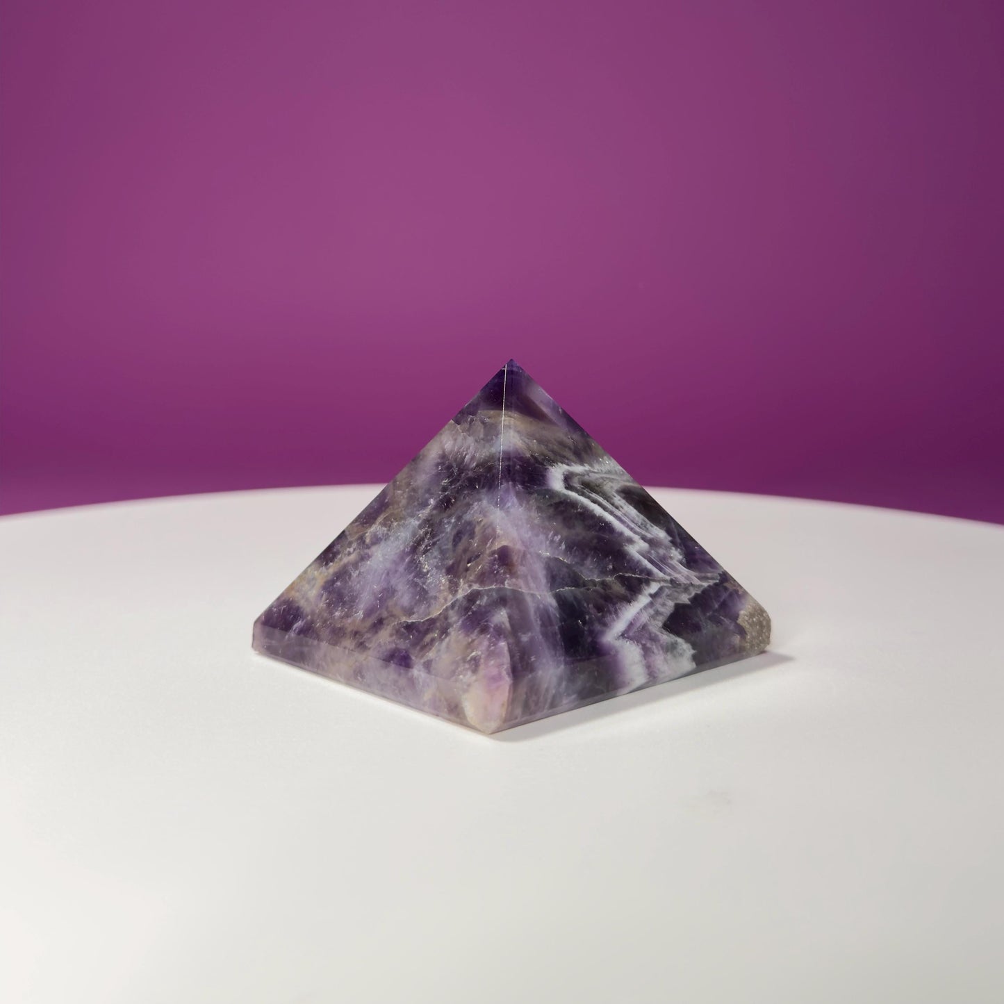Dream Amethyst Pyramid Carving