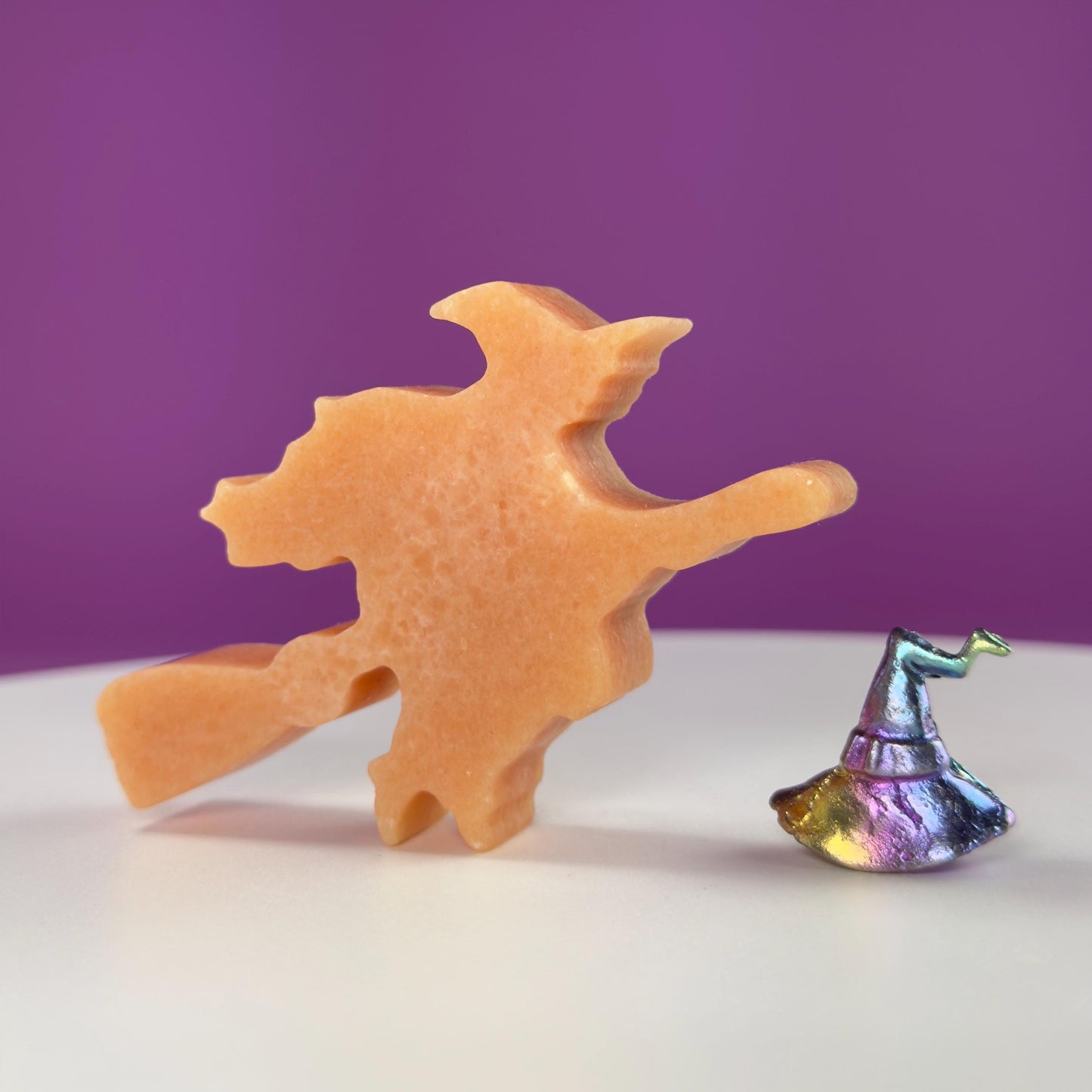Orange Jade Witch and Aura Bismuth Witch Hat Bundle