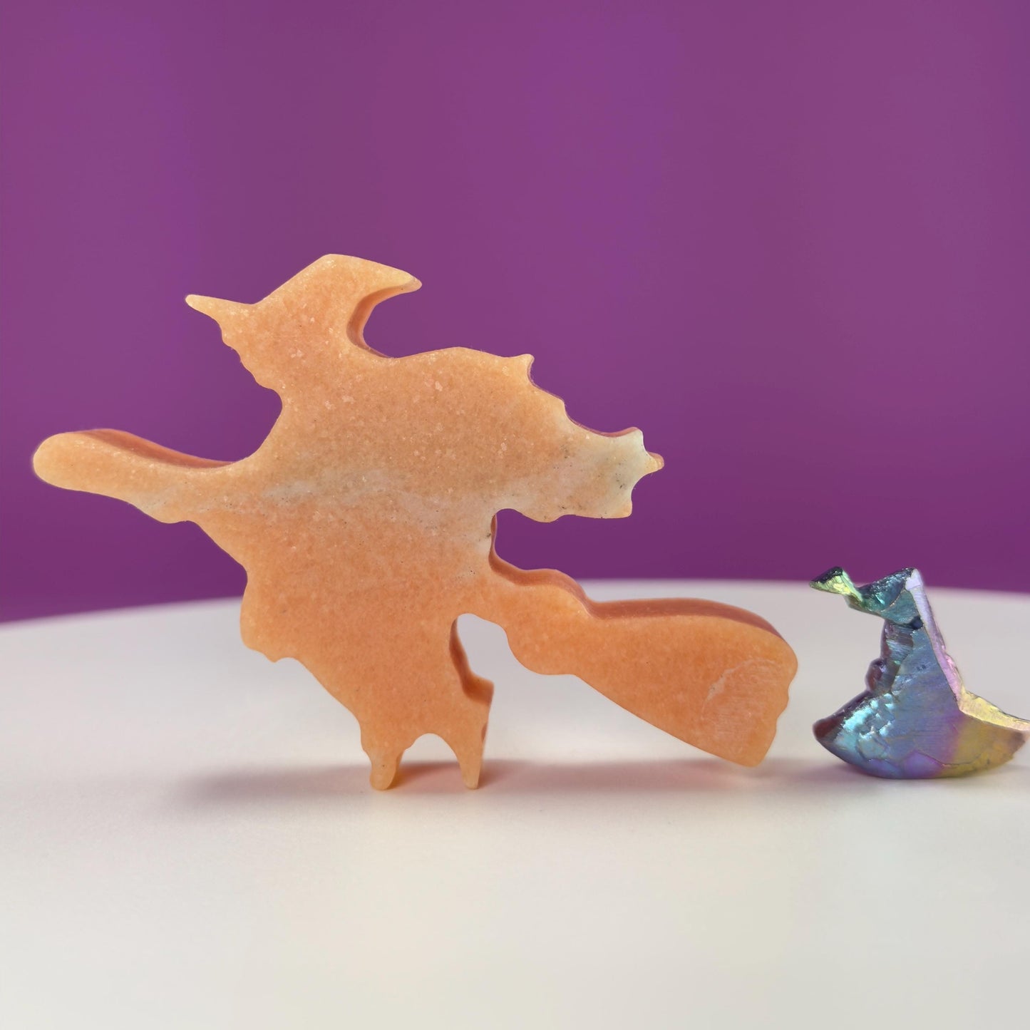 Orange Jade Witch and Aura Bismuth Witch Hat Bundle