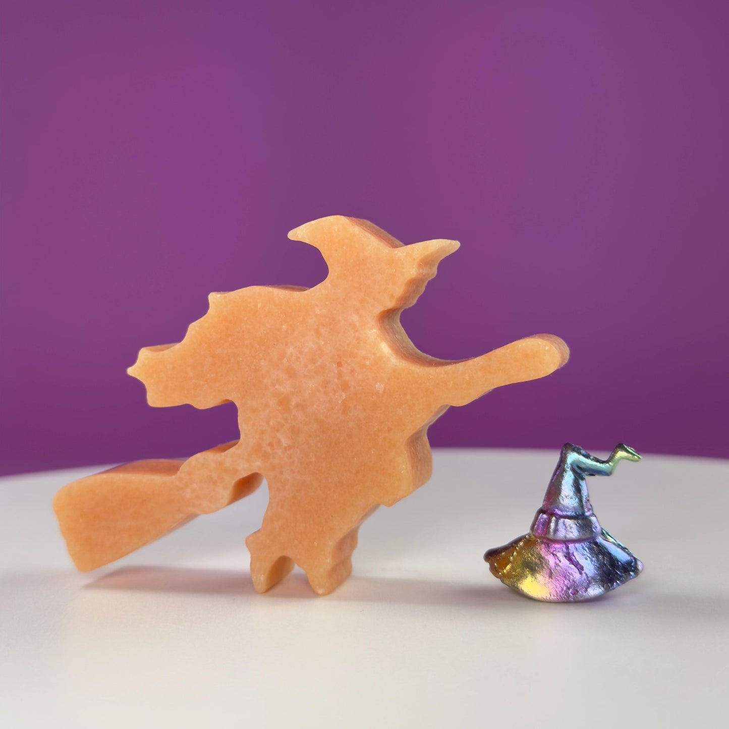 Orange Jade Witch and Aura Bismuth Witch Hat Bundle