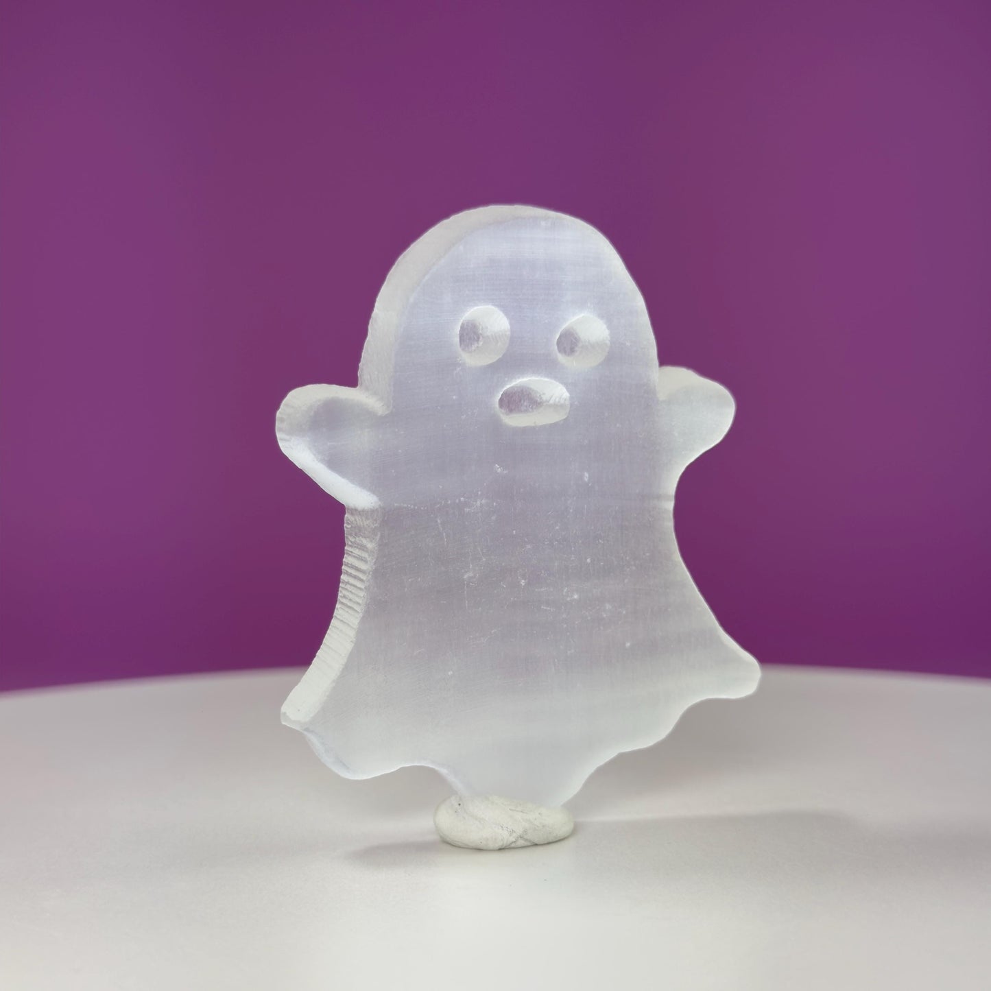 Selenite Ghost Carving