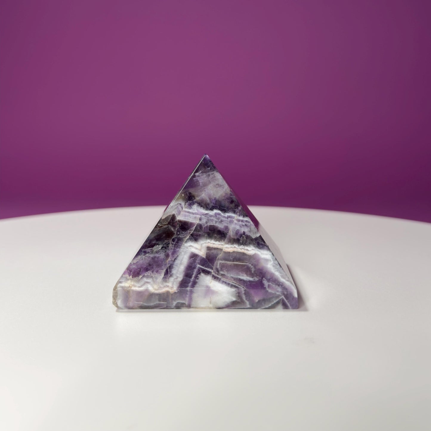 Dream Amethyst Pyramid Carving