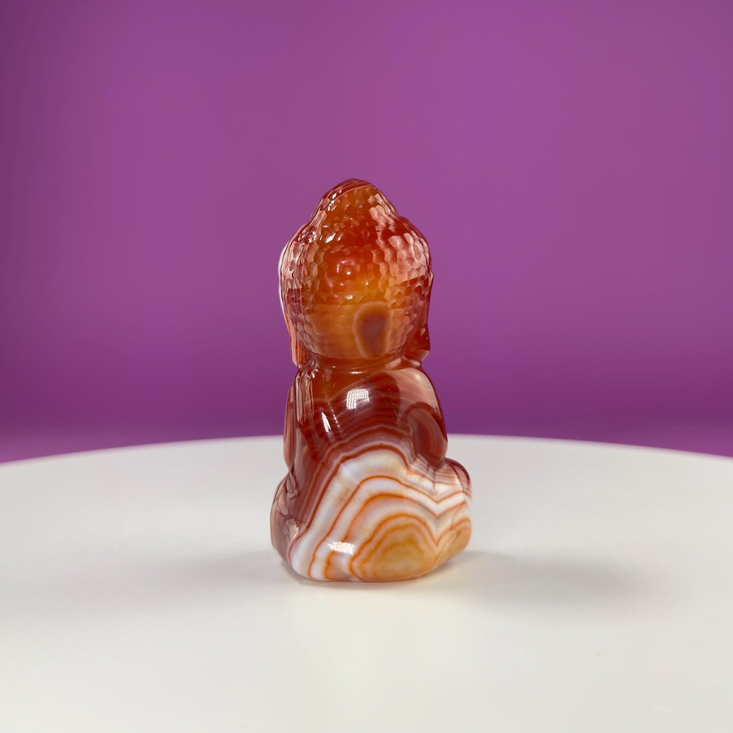 Carnelian Baby Buddha Carving